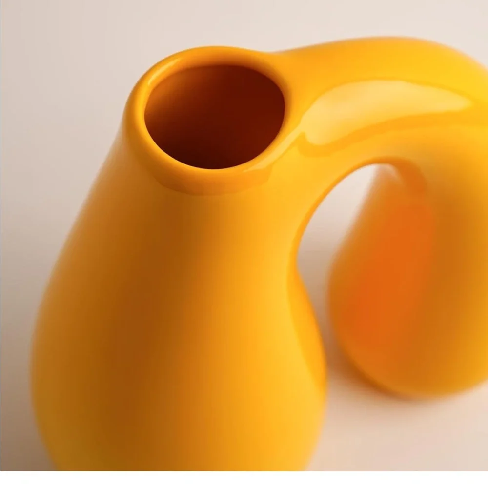 NWT yellow vase
